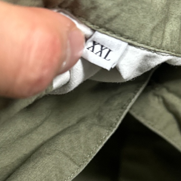 Officine Generale Eren Green Cotton Oversized S/S Button Shirt Mens 2XL - Picture 6 of 8